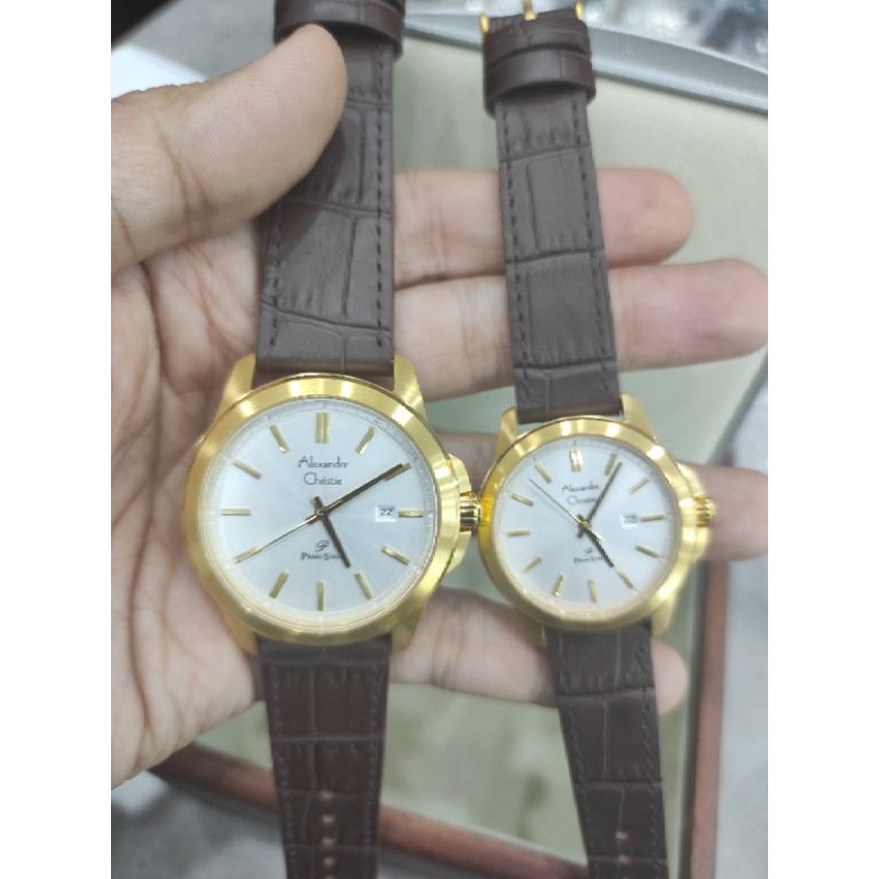 JAM TANGAN ALEXANDRE CHRISTIE AC1017 PRIMO STEEL NEW AC1017 GOLD ORI