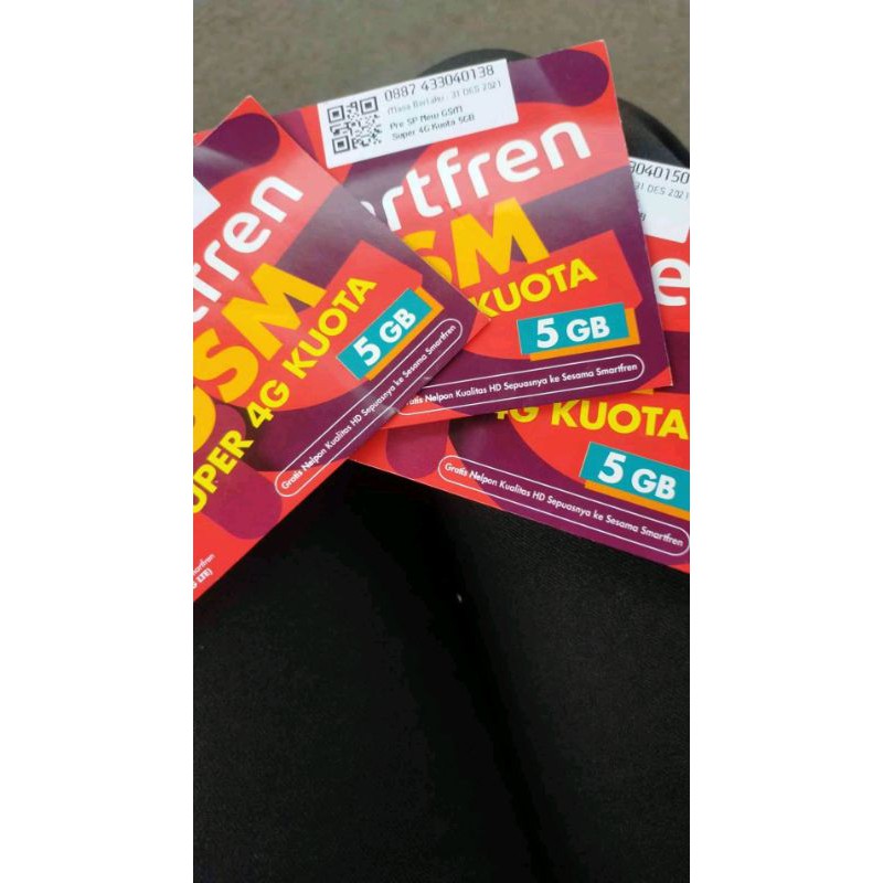 Perdana Smartfren 5GB - Kartu Perdana Smartfren 5GB - SP Smartfren 5GB (bisa buat modem)
