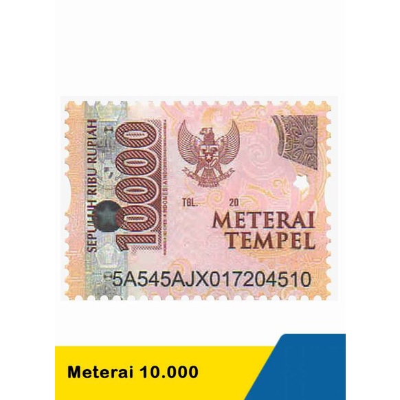 

Materai 10.000 bisa kirim instan