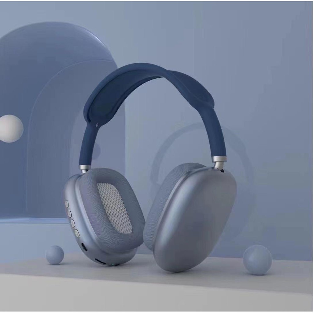 headset bluetooth wireless P9 Plus bando superbass