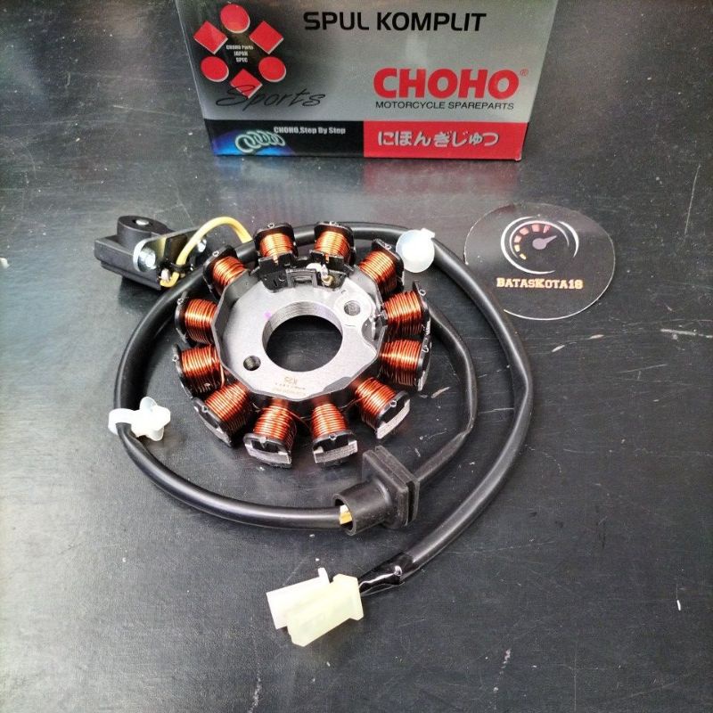 Spull Spool Assy Stator Assy plus Pulser Beat FI CBS-Scoopy FI-Spacy FI injeksi 2012-2015 Original Choho