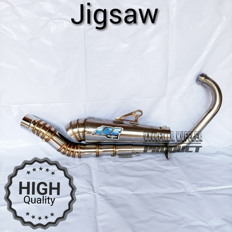 knalpot DOS muffler racing stainless cb glpro megapro tiger vixion satria fu dll-jigsaw