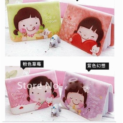 Dompet Kartu Mini Motif Gadis Kecil (Isi 12 Kartu)