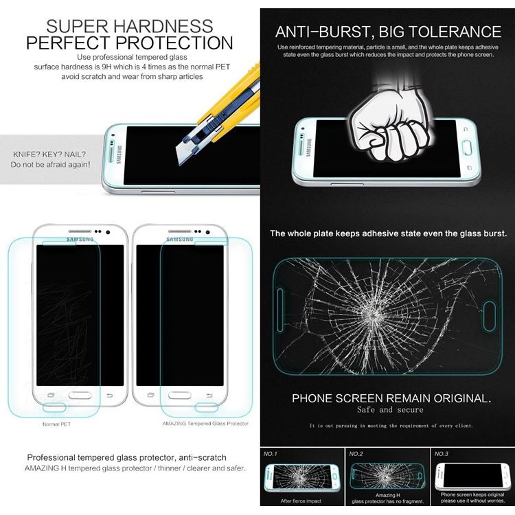 Nilkin Anti-Explosion Glass H Screen Protector Galaxy Core Prime G360