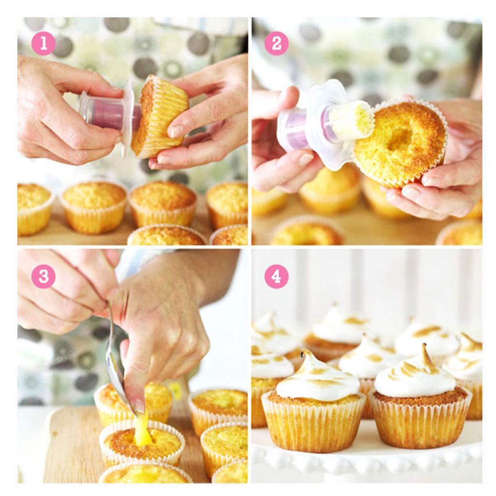 Populer Cake Corer Easy Pastry Model Plunger Alat Dapur