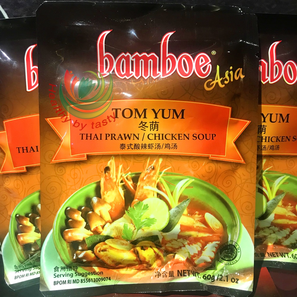 Bamboe Bumbu Tom Yum/Bamboe Spices Tomyam Tom Yam/Tomyum Thailand Halal 60g