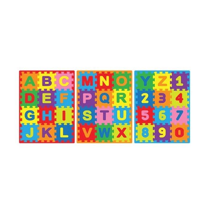 Edumat karpet matras evamat puzzle Huruf &amp; Angka [3lbr]/ matras anak