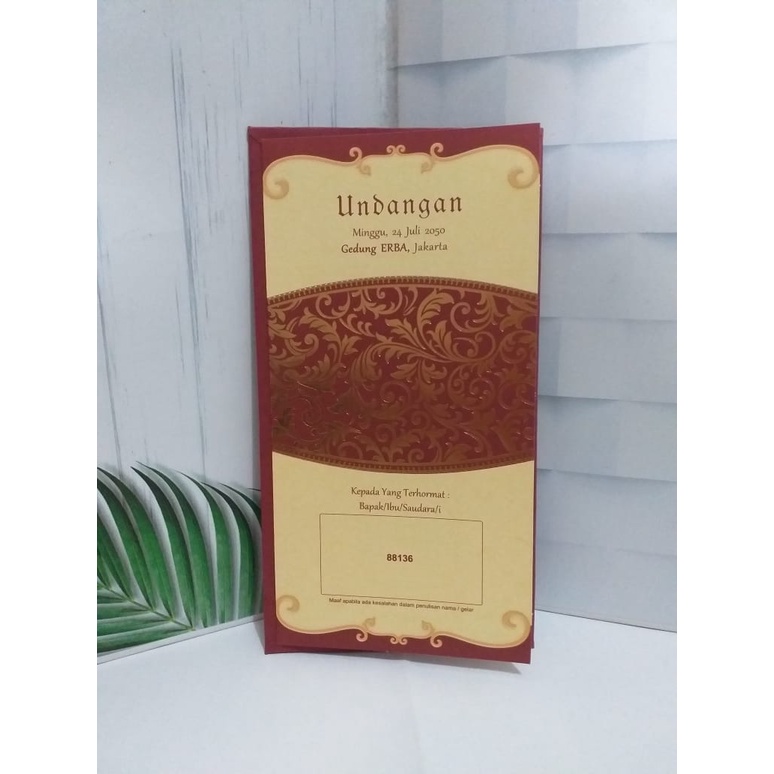 BLANGKO UNDANGAN ERBA HC 88136 - HARGA MURAH TAMPILAN MEWAH