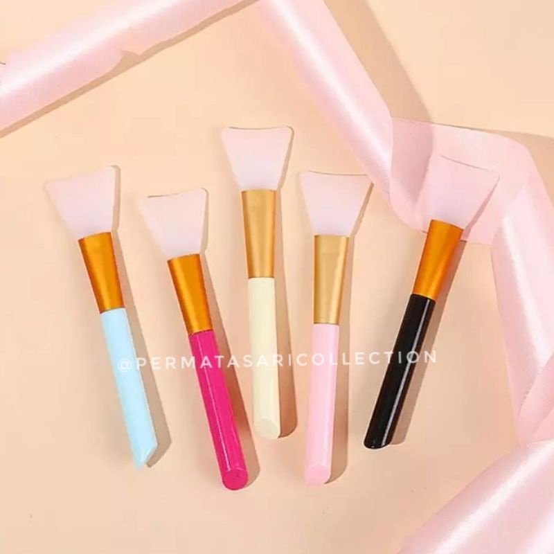 Kuas Masker Perawatan Wajah Silikon Silicone Brush Skincare