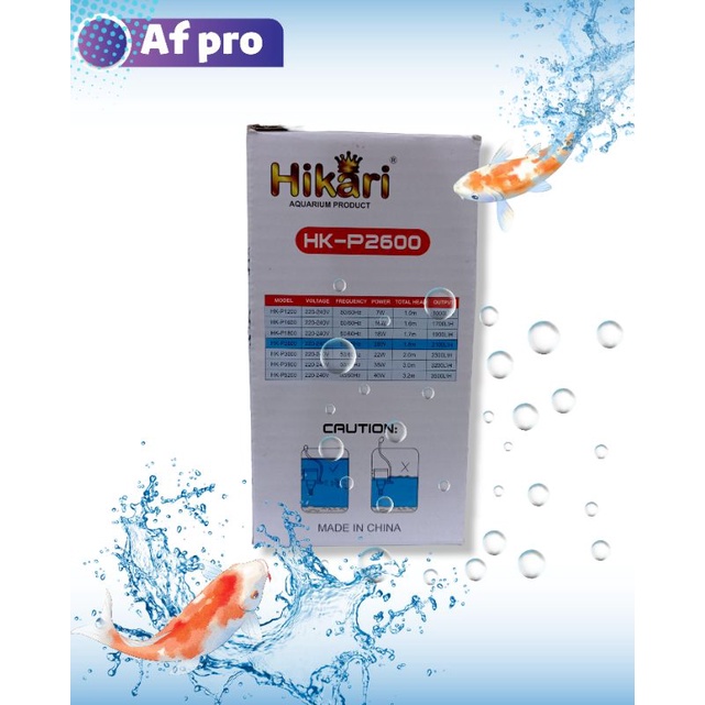 PROMO MURAH POMPA KOLAM AQUARIUM HIKARI HK P 2600