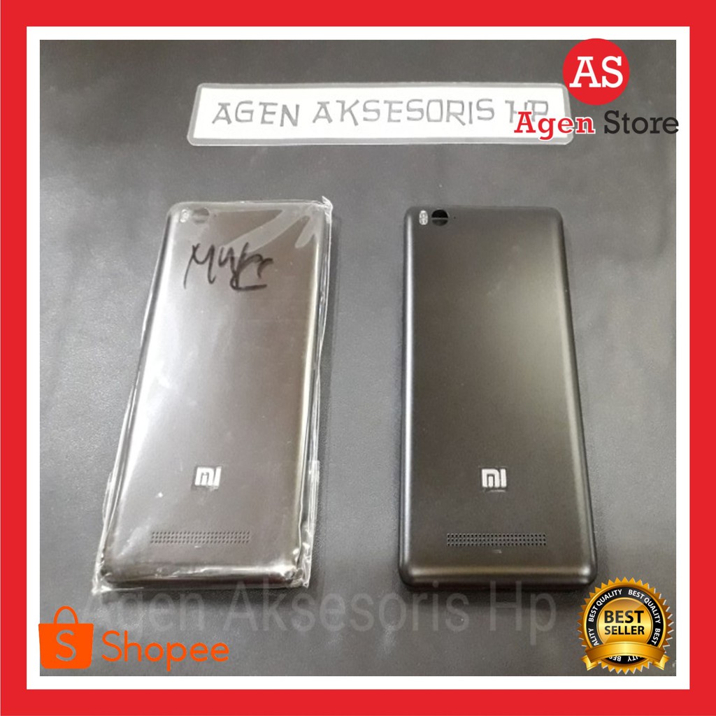 HARGA TERMURAH BackDoor HP Xiaomi Mi 4C Mi 4i 5" Housing Back Cover Tutup Belakang HP - Hitam