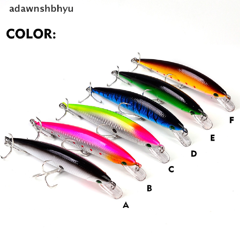 Adawnshbhyu Ikan Kecil Memancing Umpan 41g 13cm Besar Troli Bass Umpan 3X BKB Kait Tenggelam Swimbait