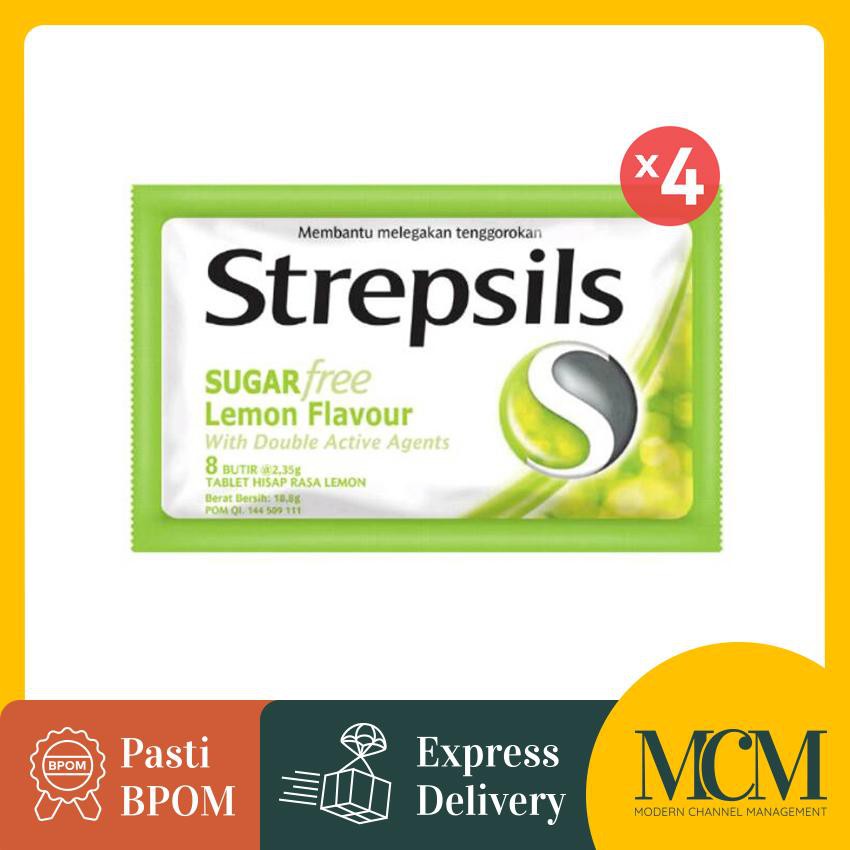 

Permen Strepsils Pelega Tenggorokan Lemon 8 Butir - 4 Pcs