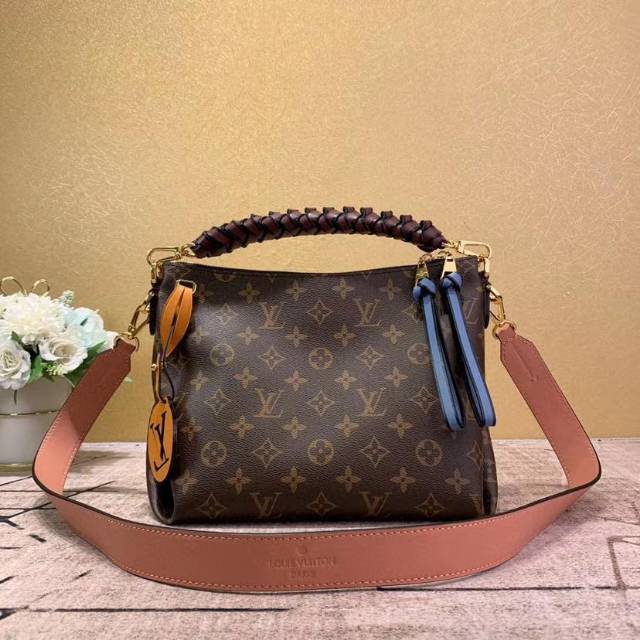 tasLV Beabourg Hobo Mini Monogram Canvas