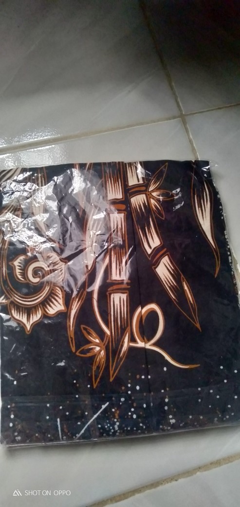 Bambu Coklat Kemeja Batik Pria Full Furing Bahan Katun Primisima
