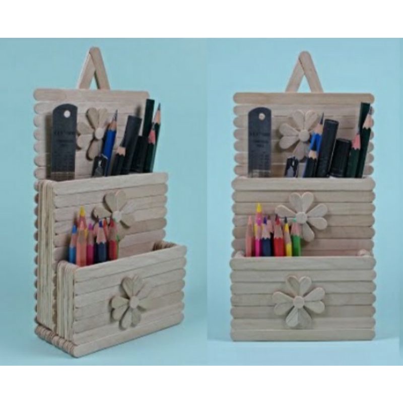 

RAK PENCIL GANTUNG - TEMPAT PENSIL GANTUNG STICK ICE CREAM