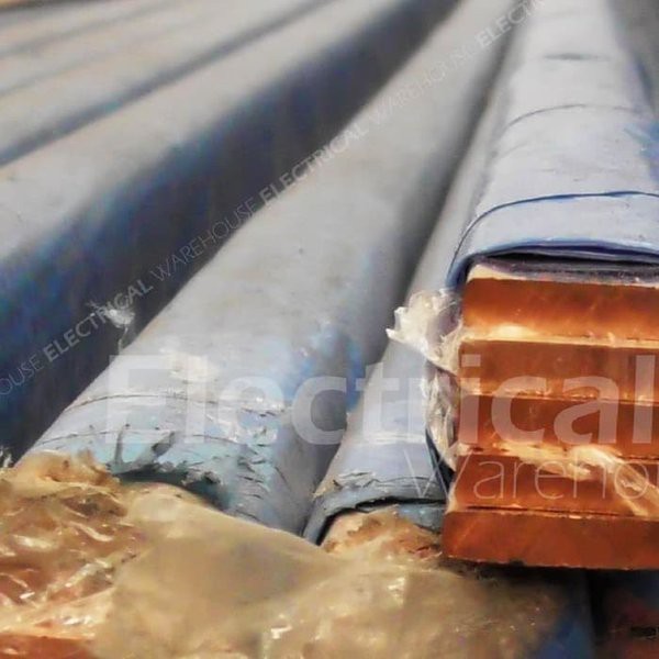 RAIL COPPER RC BUSBAR IMPORT 5x20mm 4 Mtr ( PLAT TEMBAGA 5x20 5 x 20 mm )