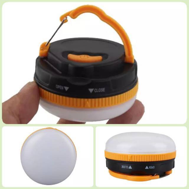 【COD】 Lampu Portable Emergensi Model Bapau` Lentera Darurat Tenda Bakpau Emergency Bakpao Bapao