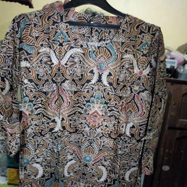 Atasan Batik Dolby Dolbi Dobby Doby Tenun Sutra Tulis Halus Katun Atbm Baron ,sarombit Atasan