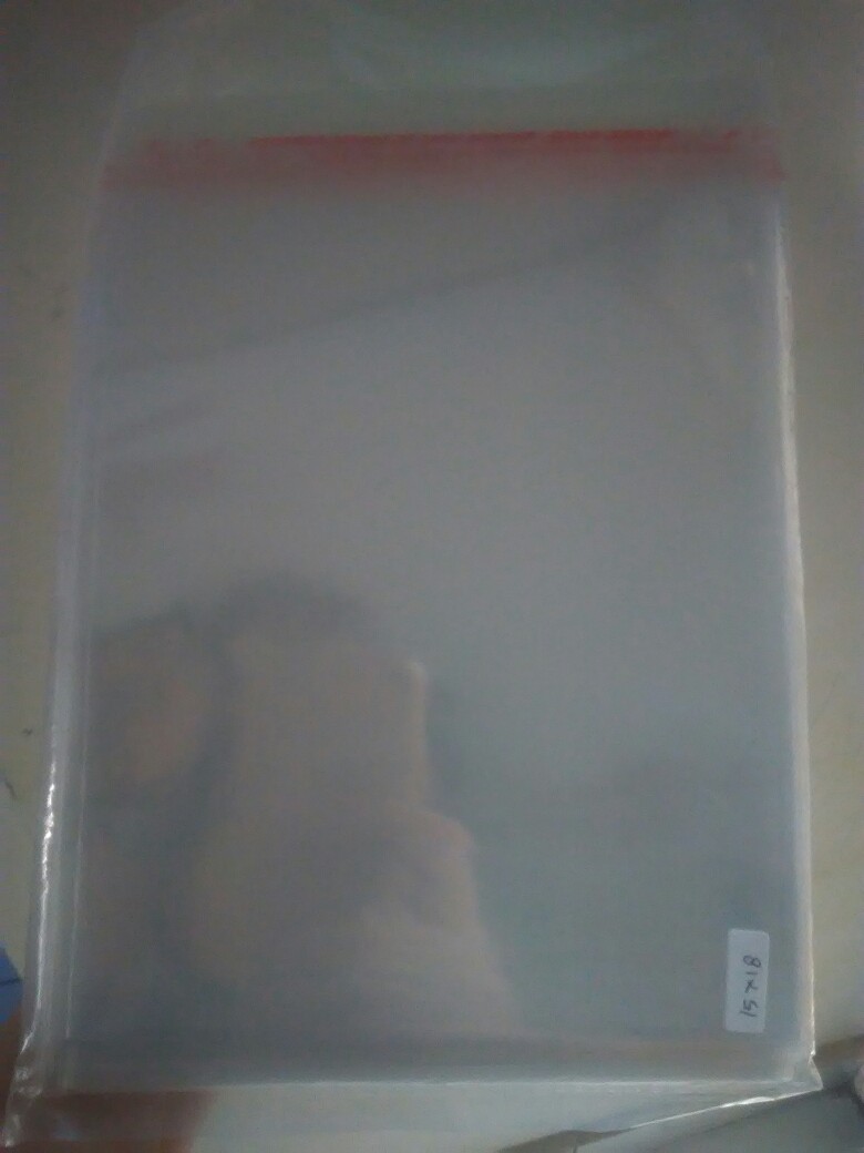Plastik Opp Seal Roti Tebal Ukuran 15x18
