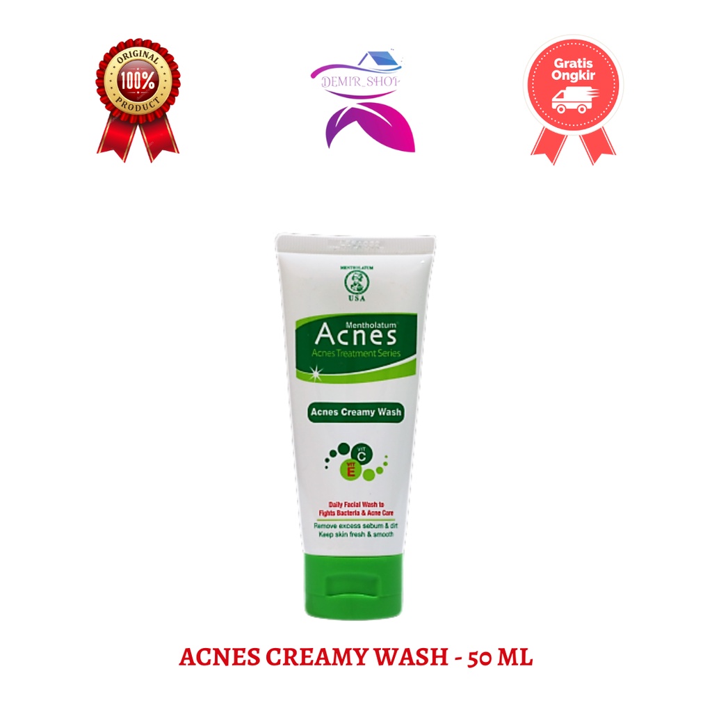 Acnes Creamy Wash / Acne Facial Wash / Oil Control / Acne Care