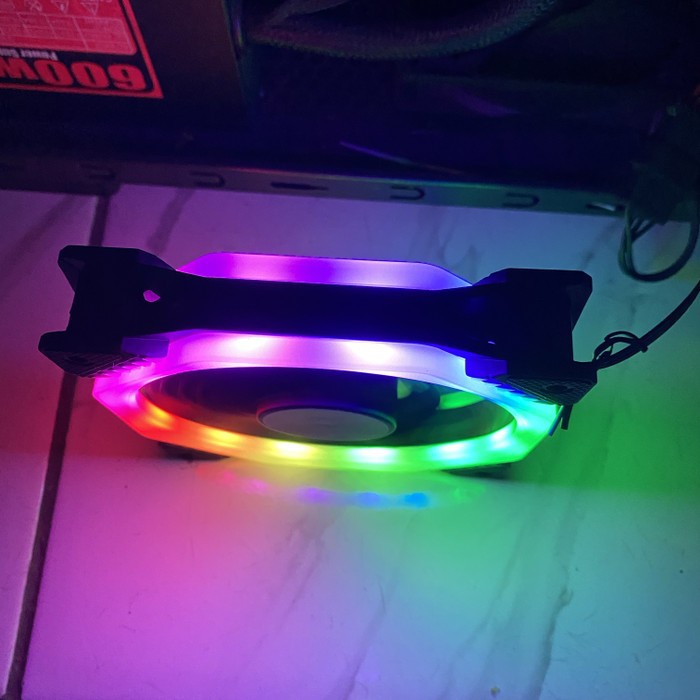 Mejec Fan Case 12Cm L-03 Andromeda RGB Rotation/Spin