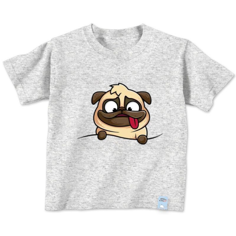 Baju Anak Gambar Doggy Pakaian Anak Kaos Anak Guk Pitbull Kaos Distro Anak Ideal Untuk Anak Usia 2 sampai 10Tahun