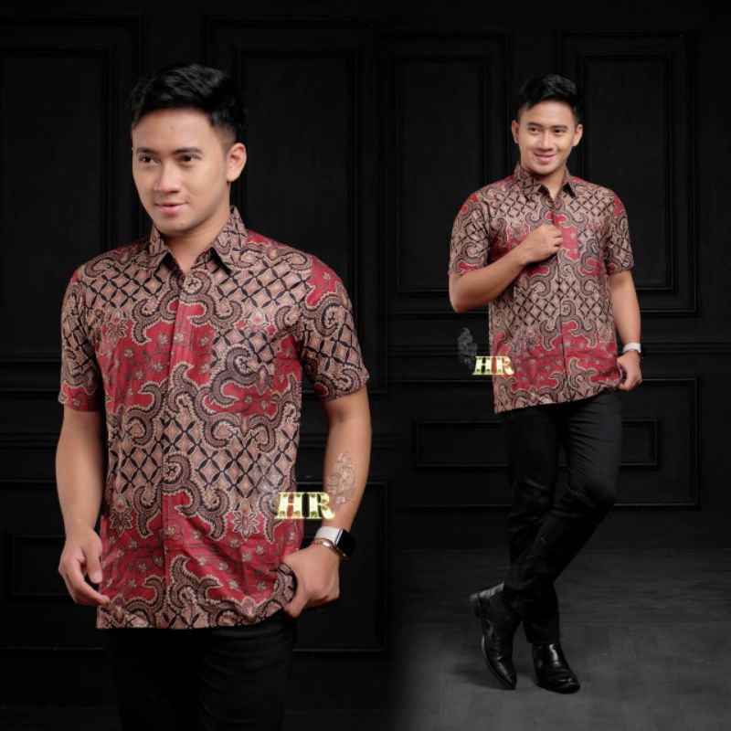 New Arrival Distro Batik Pria Bordir Sogan Batikaf Noto Arto Batik