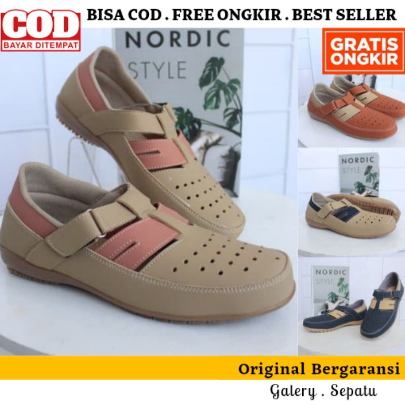 Sepatu Flat Shoes Wanita One Love Original Sepatu Wanita Flatshoes Sepatu Plat Wanita Dewasa Untuk Kerja Harian Atau Santai Model Terbaru Cantik Casual Kekinian Simple Bahan Kulit Sintetis Import Kualitas Premium Sol Karet Lentur SM 17