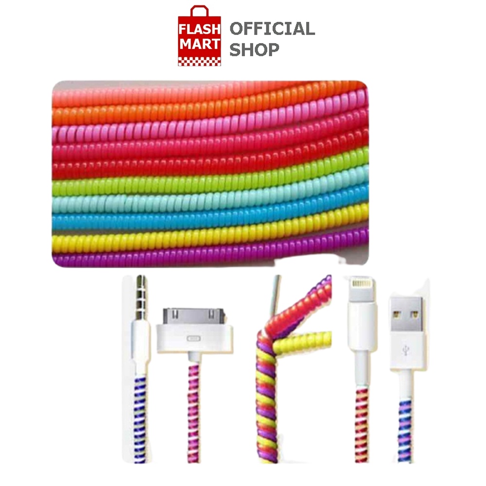 Flashmart Tali Spiral Untuk Pelindung Kabel