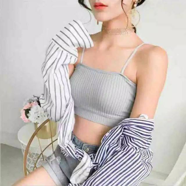 bra miniset tan Top tali kecil Sexy