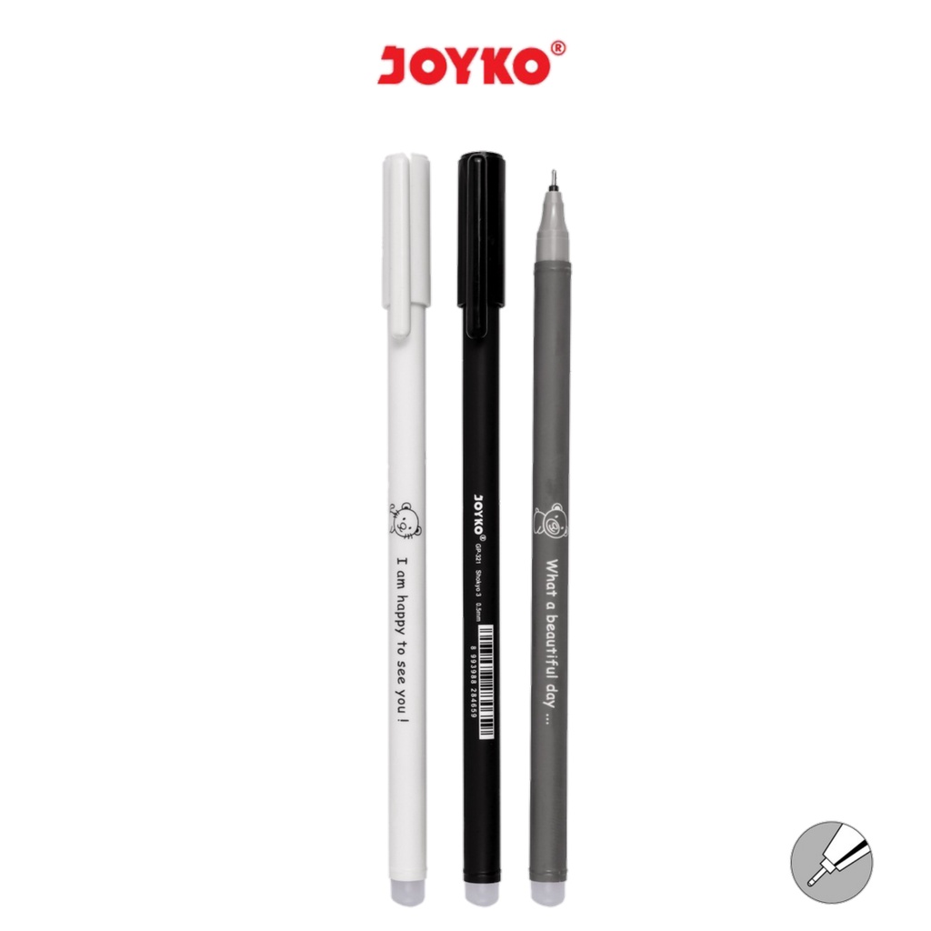 

[ Erasable ] Ball Pen Pulpen Pena Joyko GP-321 Shokyo 3 Gel 0,5 mm