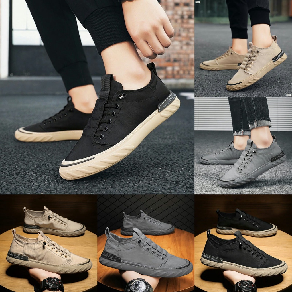 Sepatu Sneaker Pria 01135810 Men's Low Cut Breathable Shoes