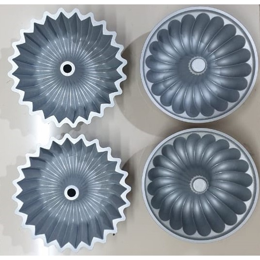 Loyang Bundt Pan Marble Coating / Loyang Sultan / Loyang Motif W/Mix