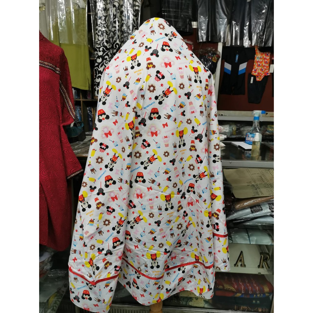 Mukena Anak Katun Jepang (Promo Mukena Anak Bahan Katun Jepang) + Tas