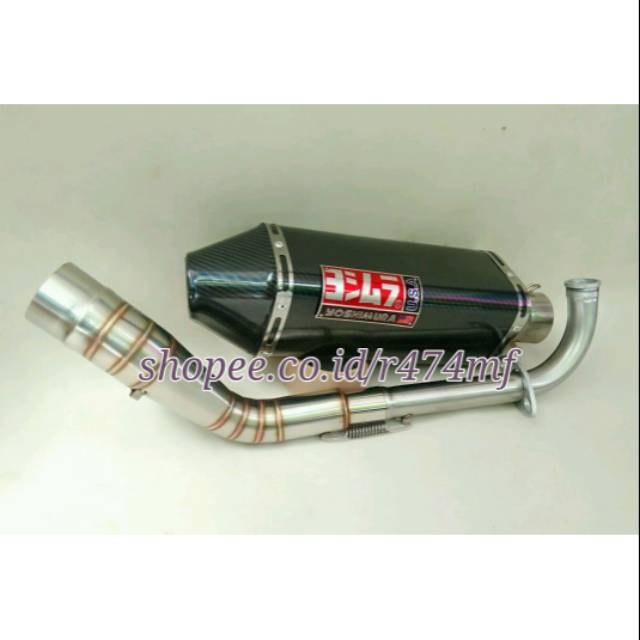 Knalpot Racing Yoshimura USA matic Aerox Nmax Pcx Vario150 dll