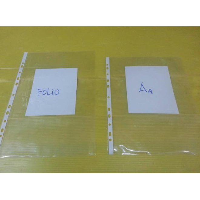 

Pp Pocket Non Merk Clear A4 0,06 Mm (Pak Isi 100 Sheet) Unit Baik