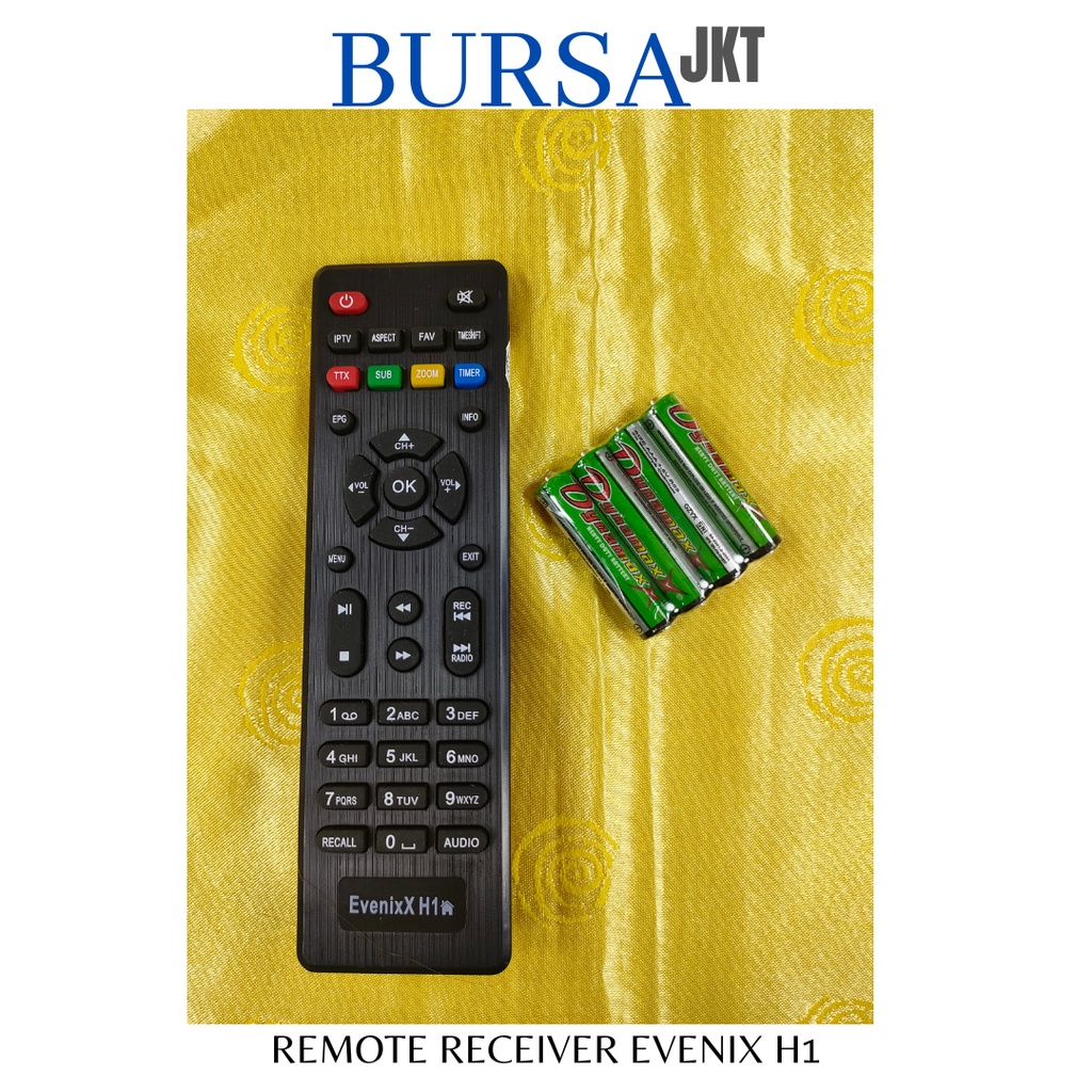 REMOTE SET TOP BOX EVENIX H1 STB DVB T2 RECEIVER PARABOLA