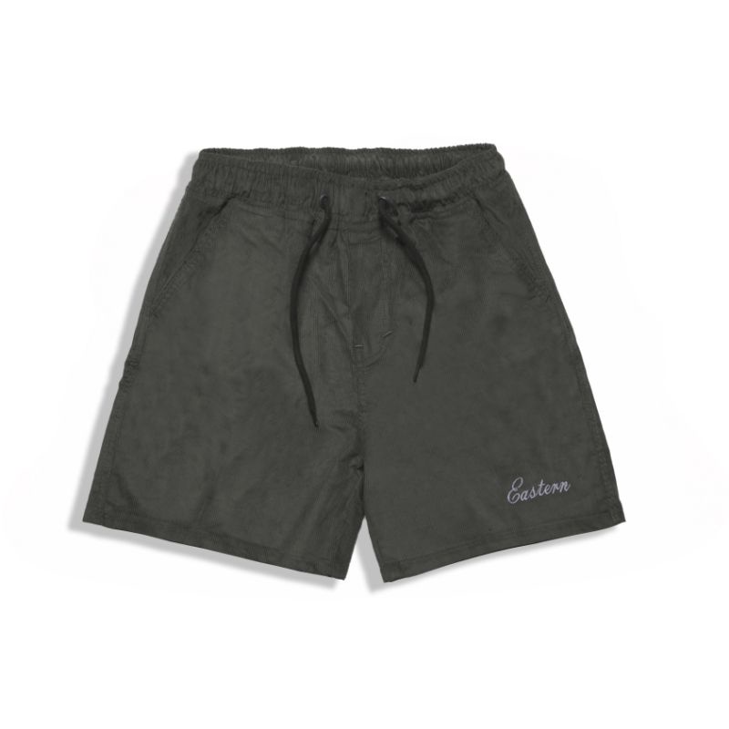 Easternwood Boardshort Corduroy Celana Pendek Corduroy  Boxer Pants Hijau