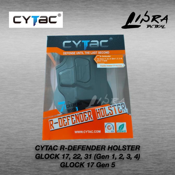 Cytac R-Defender Holster - G17, G22, G31, G17 Gen5