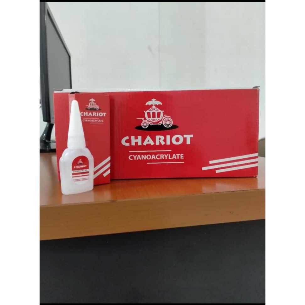 

LEM SUPER LENGKET CHARIOT 15ML / LEM CHARIOT 15ML / LEM SUPER LENGKET MURAH
