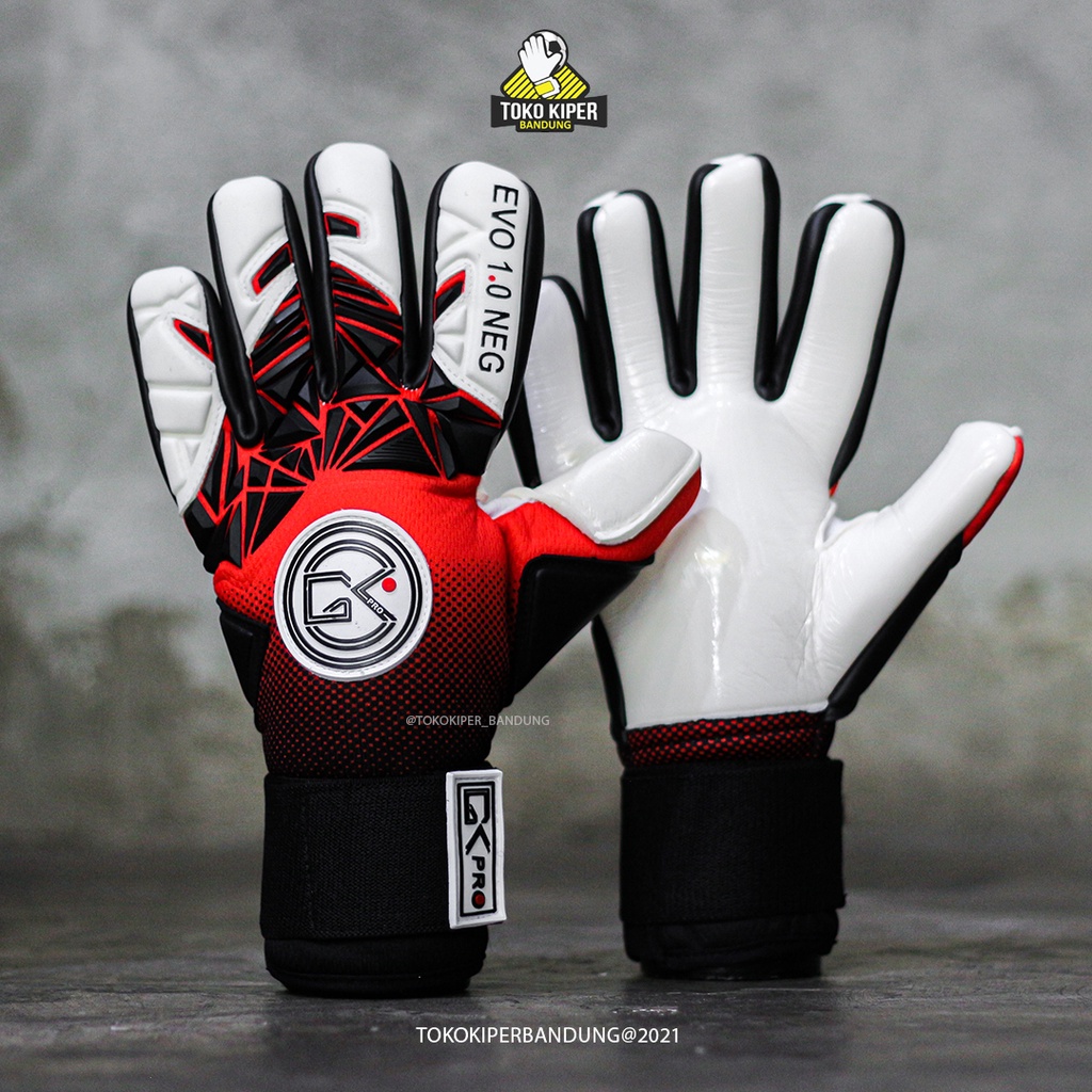 Sarung Tangan Kiper - GK PRO EVO 1.0 NEG RED MATRIX