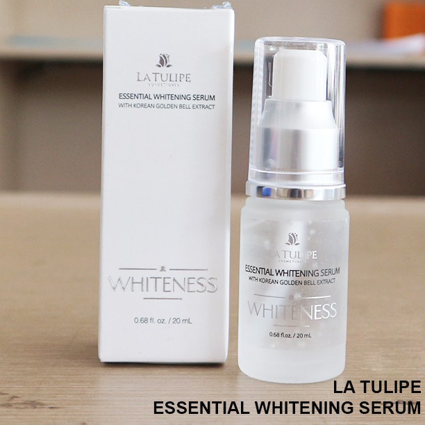 La Tulipe Essential Whitening Serum - SERUM WAJAH GLOWING - MELEMBABKAN WAJAH