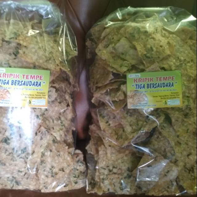 

Tempe kripik cemilan makanan ringan oleh-oleh