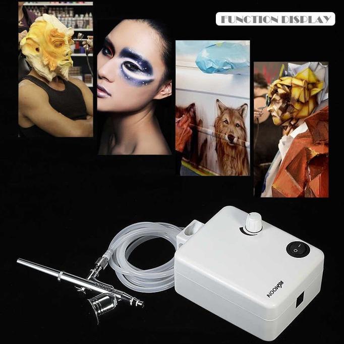 Kompresor Mini With Airbrush Set KKMOON portable airbrush kit set