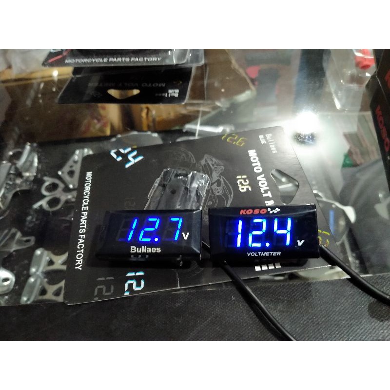 volt meter motor mobil