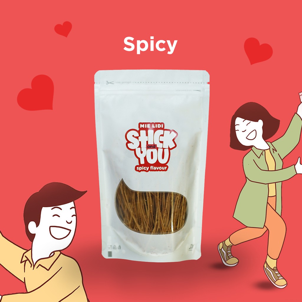 

MIE LIDI RASA PEDAS SPICY STICK AND YOU [WELCOME RESSELER]