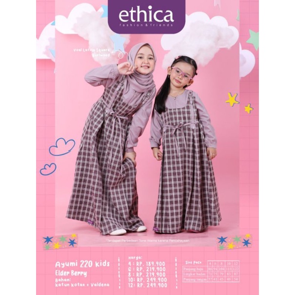Gamis Anak Ethica Ayumi kids 220