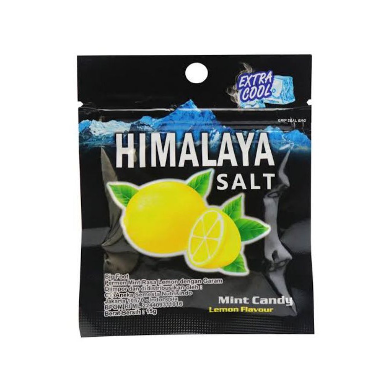 

HIMALAYA SALT MINT CANDY LEMON FLAVOR 15GR