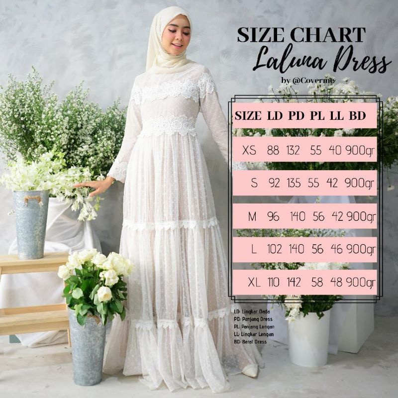 Ready laluna wedding tunangan pesta dress